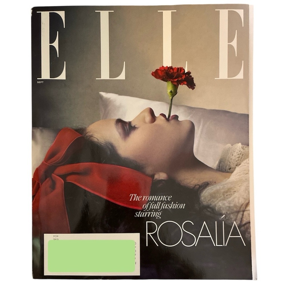 Elle Magazine September 2025 Rosalia The Romance Of Fall Fashion